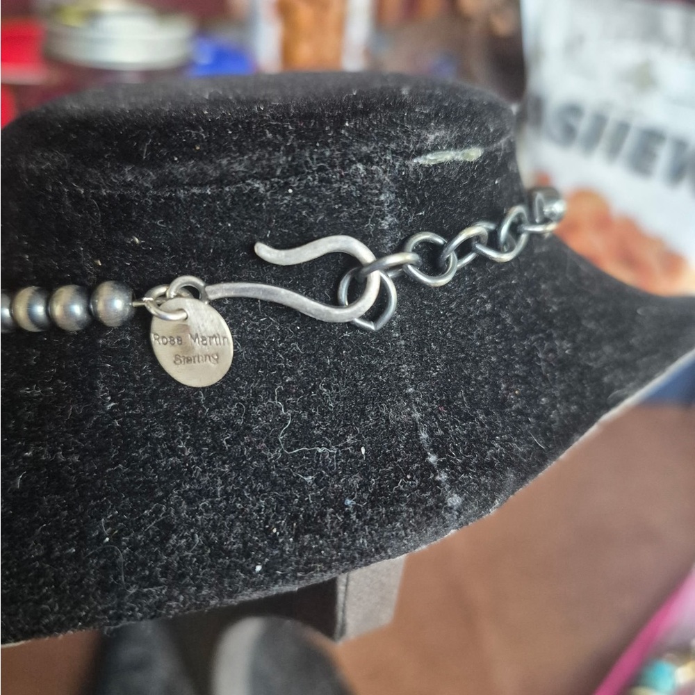 Gorgeous Rose Martin Graduated Sterling Silver Pearls - Picture 3 of 5